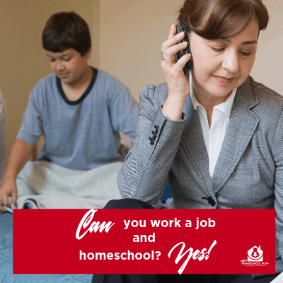 Can you work a job and homeschool? YES!!